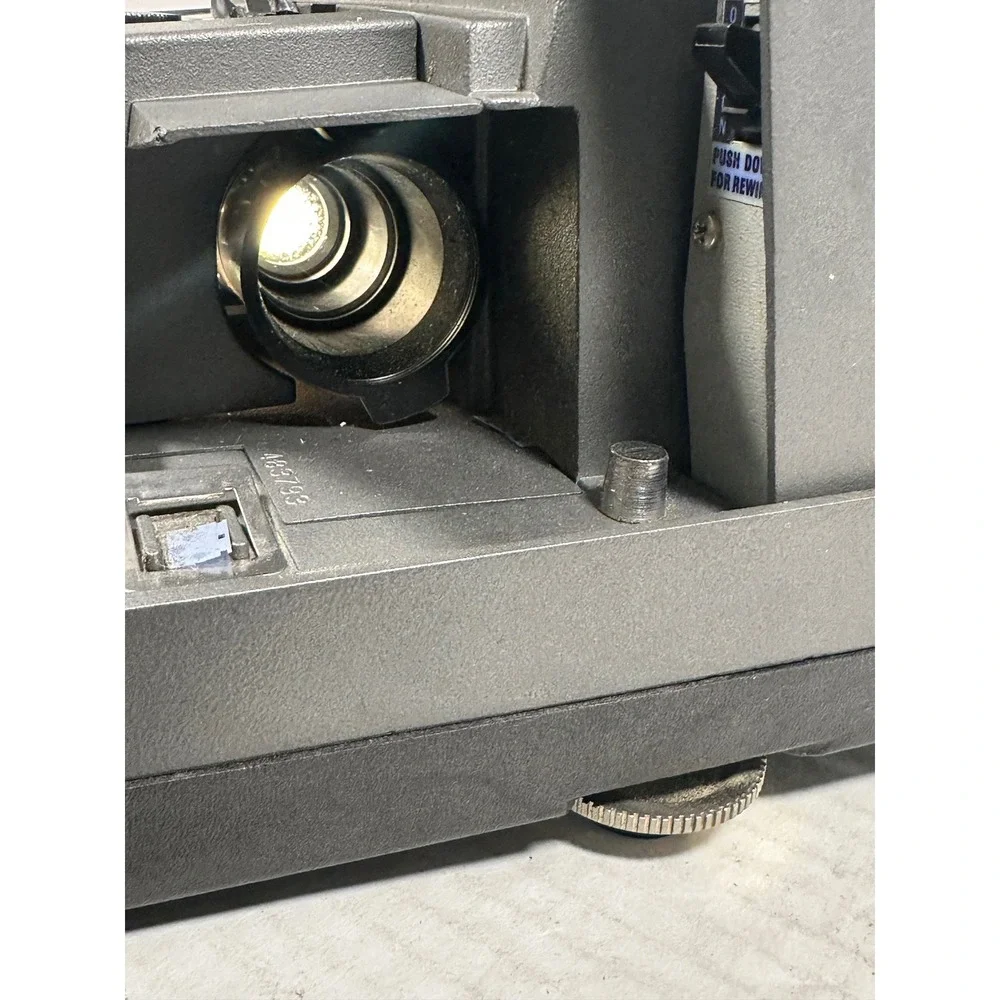 Kodak Instamatic M95 MovieProjector Vintage Super 8 Regular 8mm Gray Made in USA